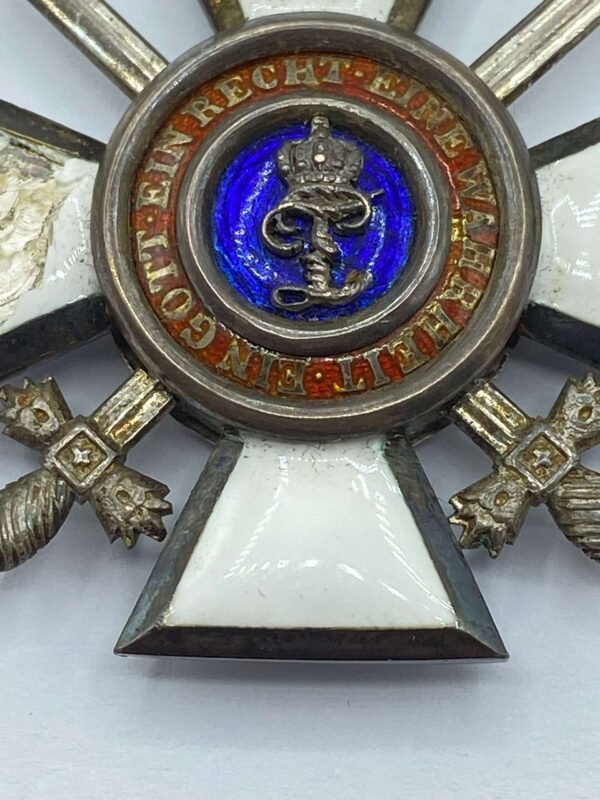 WW1 Imperial German Oldenburg Order of Peter Friedrich Ludwig & Swords in General medals