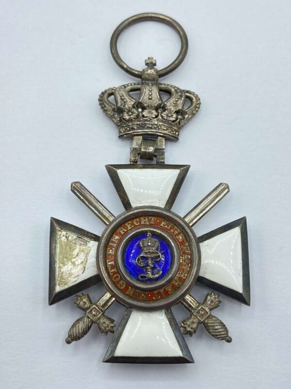 WW1 Imperial German Oldenburg Order of Peter Friedrich Ludwig & Swords in General medals