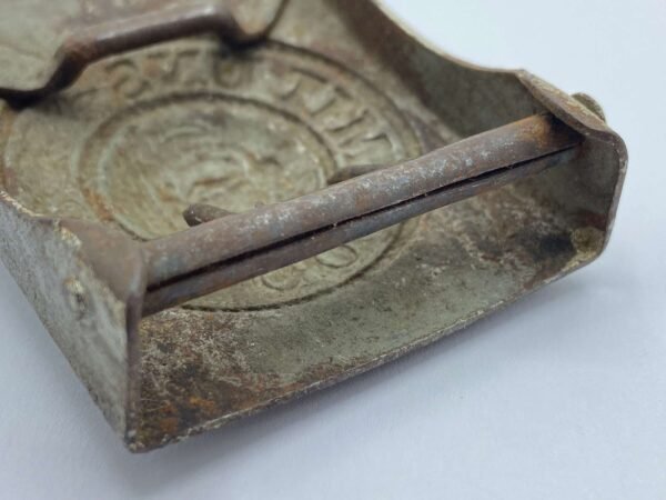 WW1 Imperial German Prussian Army Gott Mittuns Belt Buckle in Belts