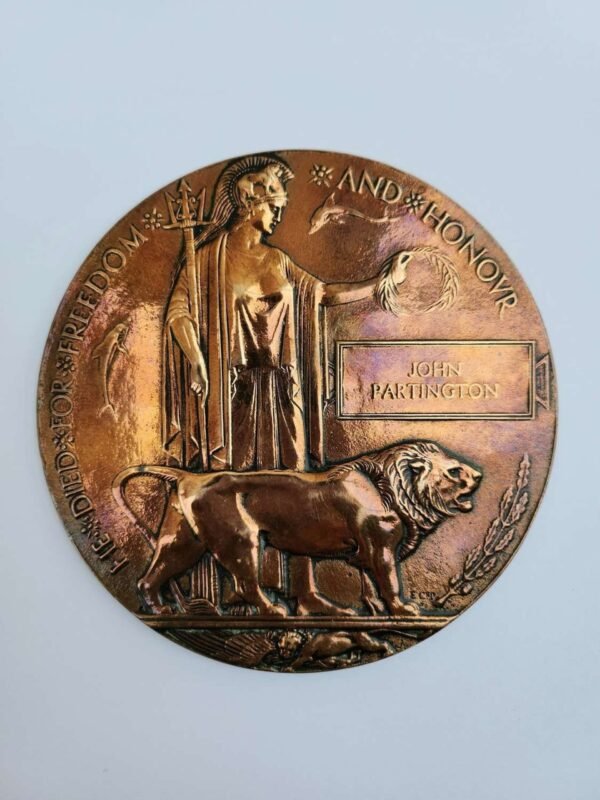 WW1 Memorial Plaque Tank Regiment in Casuality