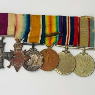 WW1 military Cross Group. 18th Essex Regiment. in Gallantry & honours