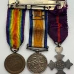WW1 OBE Miniature Group. in Gallantry & honours