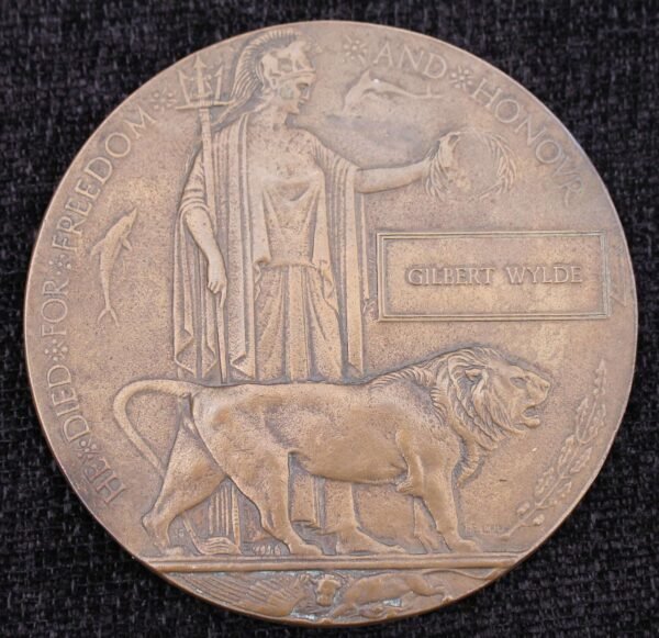 WW1 Pair and Plaque 9th London Regiment in Casuality
