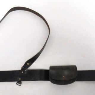WW1 / WW2 Rifles Officers Sam Browne Belt , Single Shoulder Strap & Ammunition Pouch Set in Belts