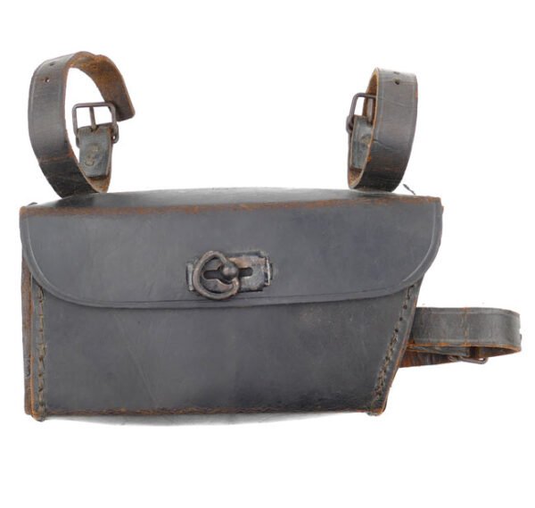 WW2 British Army Bicycle Leather Tool Pouch 1944