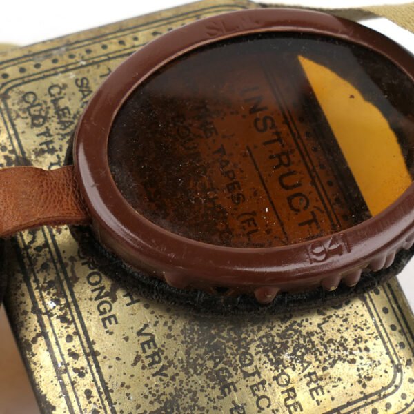 WW2 British Cased Dust Goggles 1941