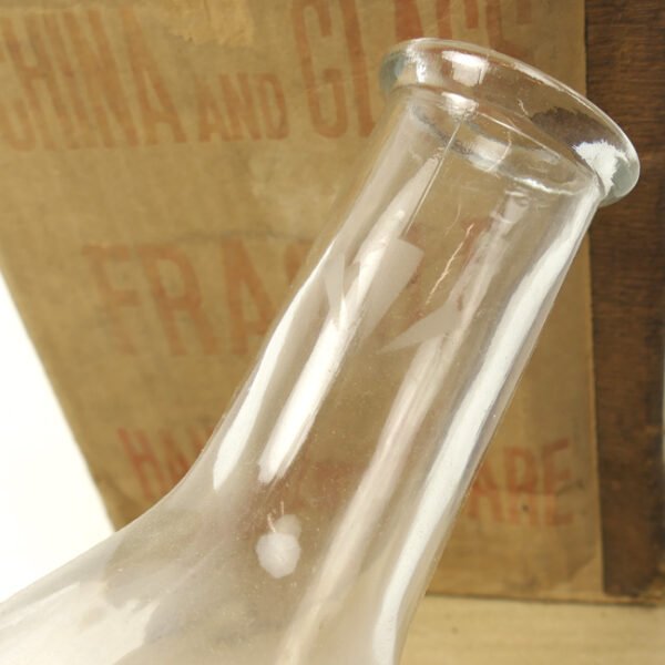 WW2 British Military Glass Urine Bed Bottle