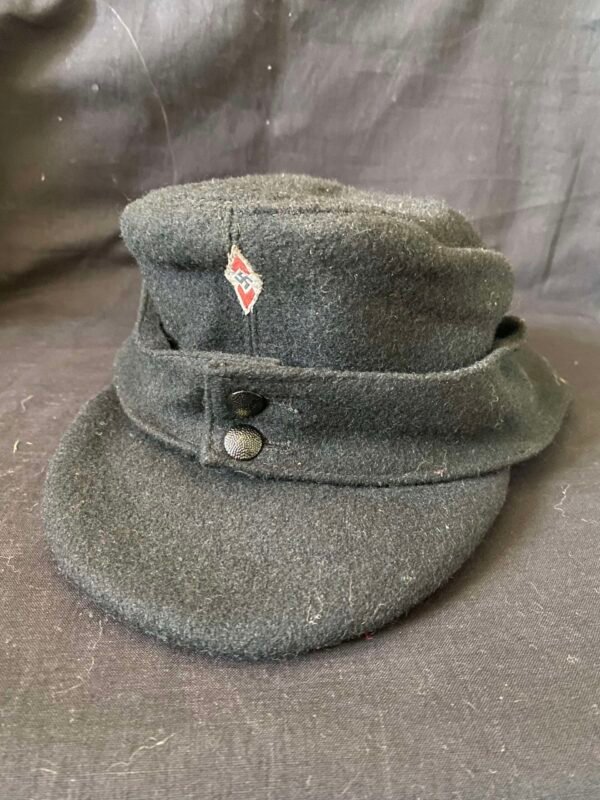 WW2 GERMAN HITLER YOUTH SKI CAP in Helmets & caps