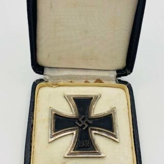 WW2 German Iron Cross 1st Class & Box.20 in Gallantry & honours