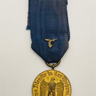 WW2 German Luftwaffe 12 Year Service Medal. in Long service Medals