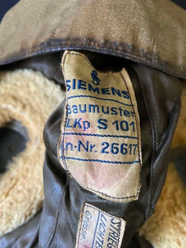WW2 GERMAN LUFTWAFFE LKP S 101 PILOTS HELMET in Flying helmets