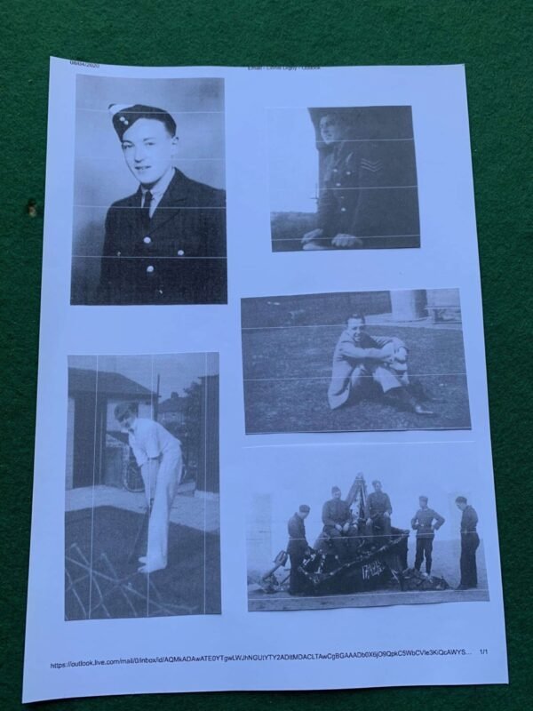 WW2 RAF AIR GUNNER CASUALTY AIR CREW EUROPE MEDAL GROUP in General medals