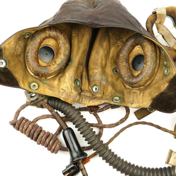 WW2 RAF C Type Flying Helmet, Goggles and Oxygen Mask