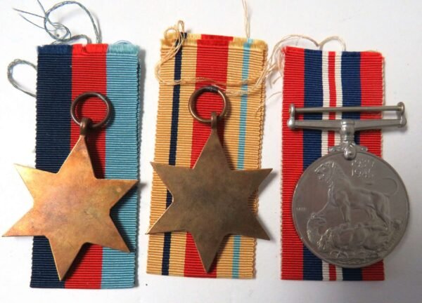 WW2 Royal Artillery Tripoli 1942 Casualty Medal Group . in Groups