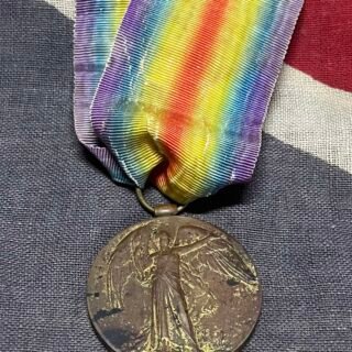 WWI Victory Medal. Crowley. Bristol. Somerset Light Infantry & later tunneller with 181 Co in Singles