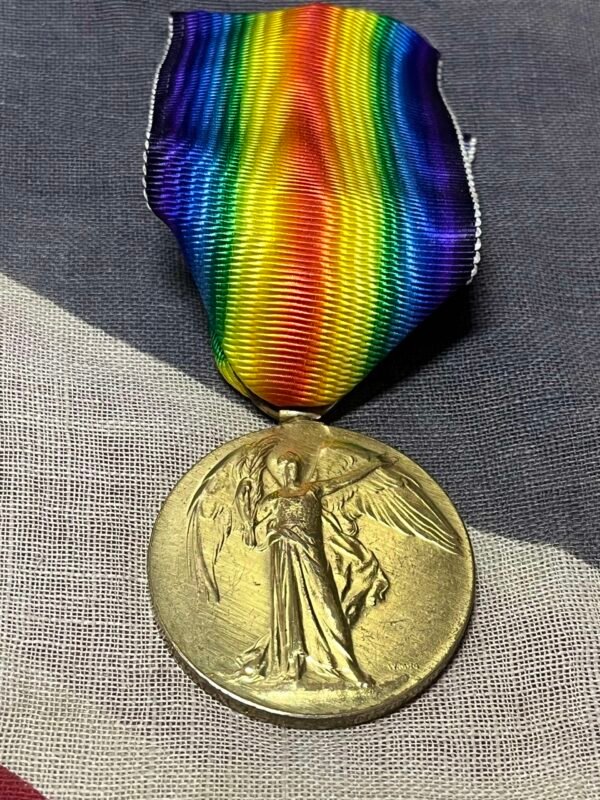WWI Victory Medal. Kennedy. Highland Light Infantry. Glasgow Boys Brigade Battalion. in Singles