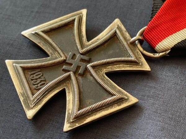 WWII GERMAN IRON CROSS 2ND CLASS NUMBERED RING 24 FOR ARBEITSGEMINSCHAFT FUR HEERESHEDARF in Misc / other badges