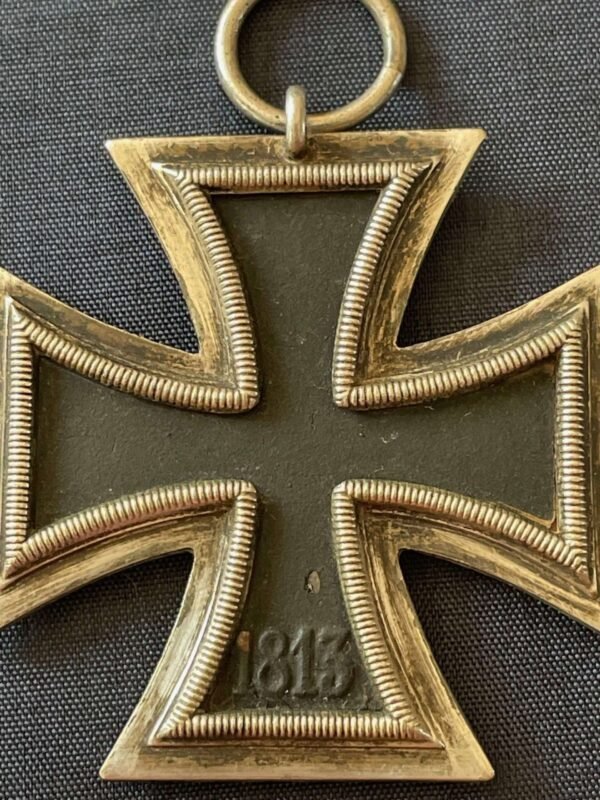 WWII GERMAN IRON CROSS 2ND CLASS NUMBERED RING 24 FOR ARBEITSGEMINSCHAFT FUR HEERESHEDARF in Gallantry & honours