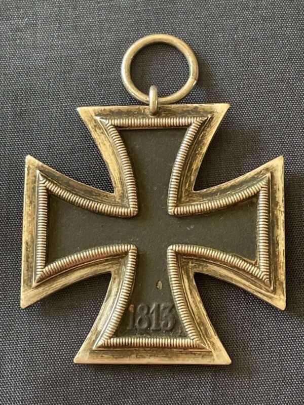 WWII GERMAN IRON CROSS 2ND CLASS NUMBERED RING 24 FOR ARBEITSGEMINSCHAFT FUR HEERESHEDARF in Gallantry & honours