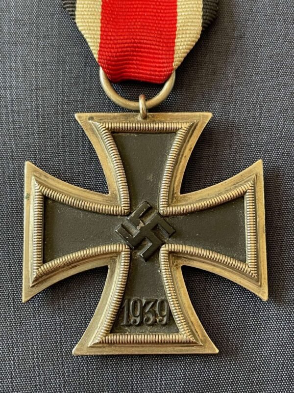 WWII GERMAN IRON CROSS 2ND CLASS NUMBERED RING 65 FOR KLEIN & QUENZER S.A. IDAR/OBERSTEIN in Gallantry & honours