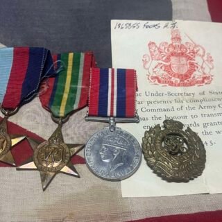 WWII Hong Kong Defender. POW/Killed. Fooks. Wareham, Dorset. in Groups