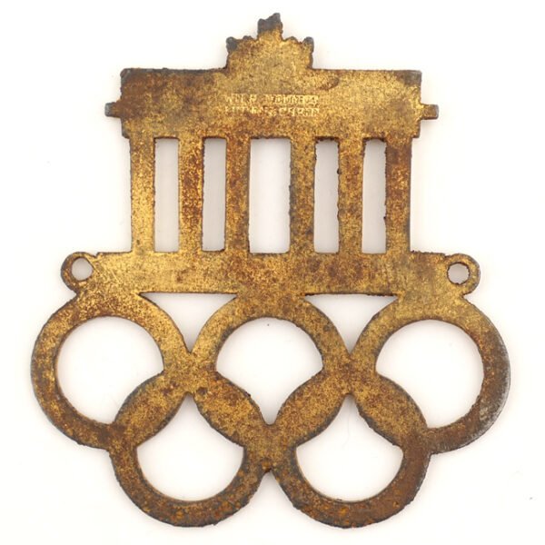 'XI. Olympiade Berlin 1936' Car Plaque