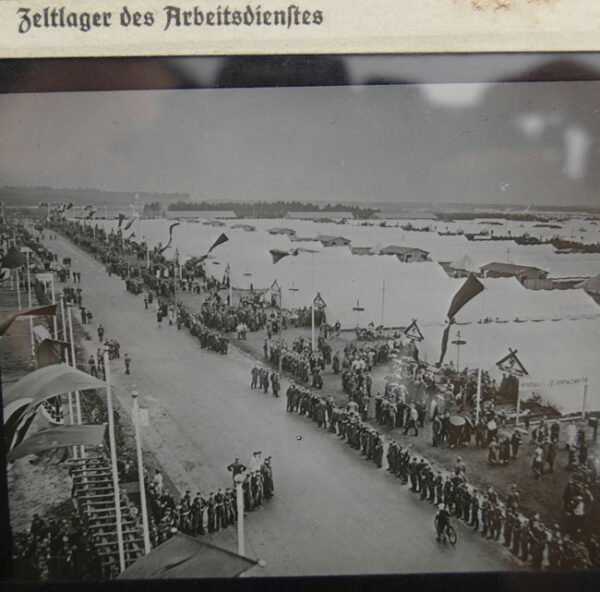 'Zeltlager des Arbeitsdienstes' Glass Slide