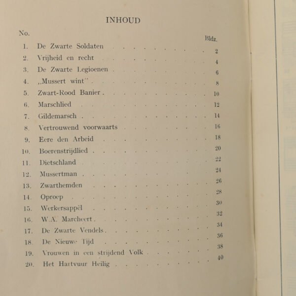 'Zoo zingt de NSB' Songbook