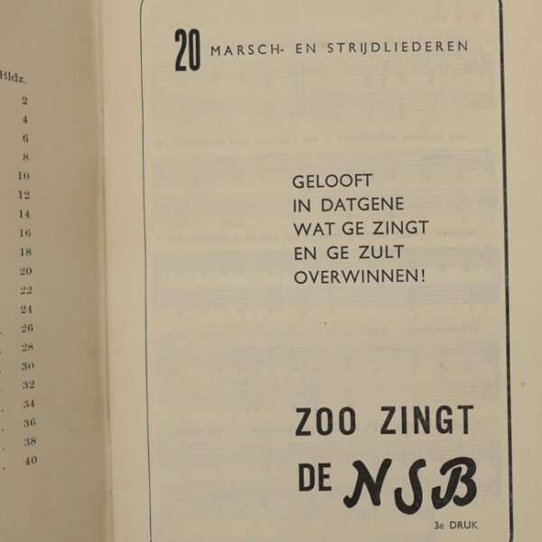 'Zoo zingt de NSB' Songbook