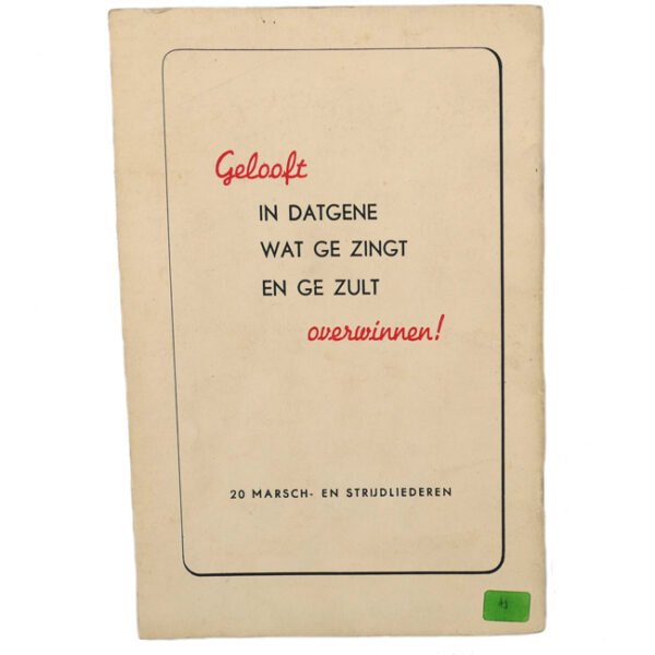 'Zoo zingt de NSB' Songbook